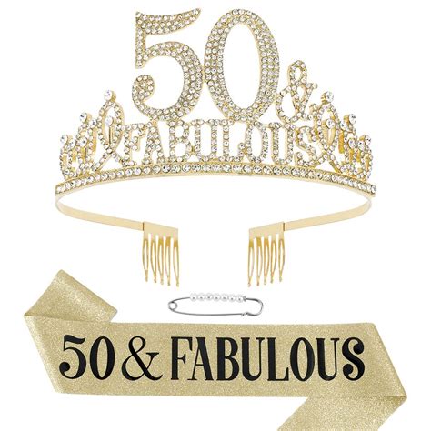 50th birthday crown for her